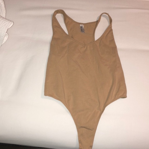 American Apparel Tops - American Apparel Nude Thong Body suit American Apparel Tops - American Apparel Nude Thong Body suit